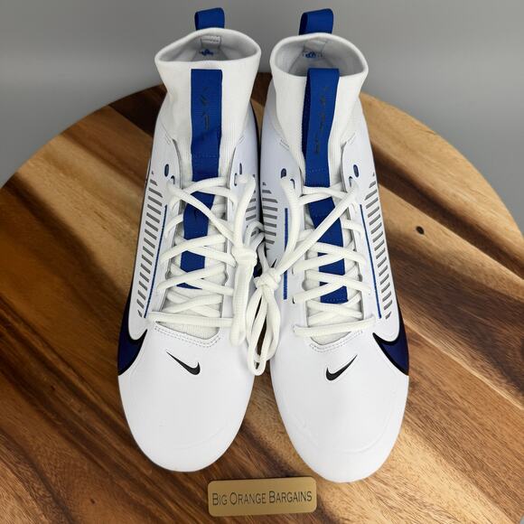Nike Vapor Edge Pro 360 2 TB White Blue Football Cleats NEW FN7759 Men\'s 12.5 main image 6